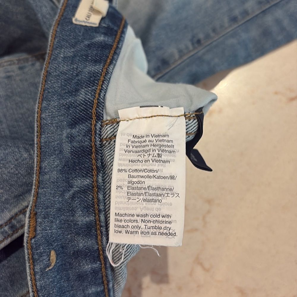 Madewell cali demi boot jeans SZ 25 - Picture 13 of 14